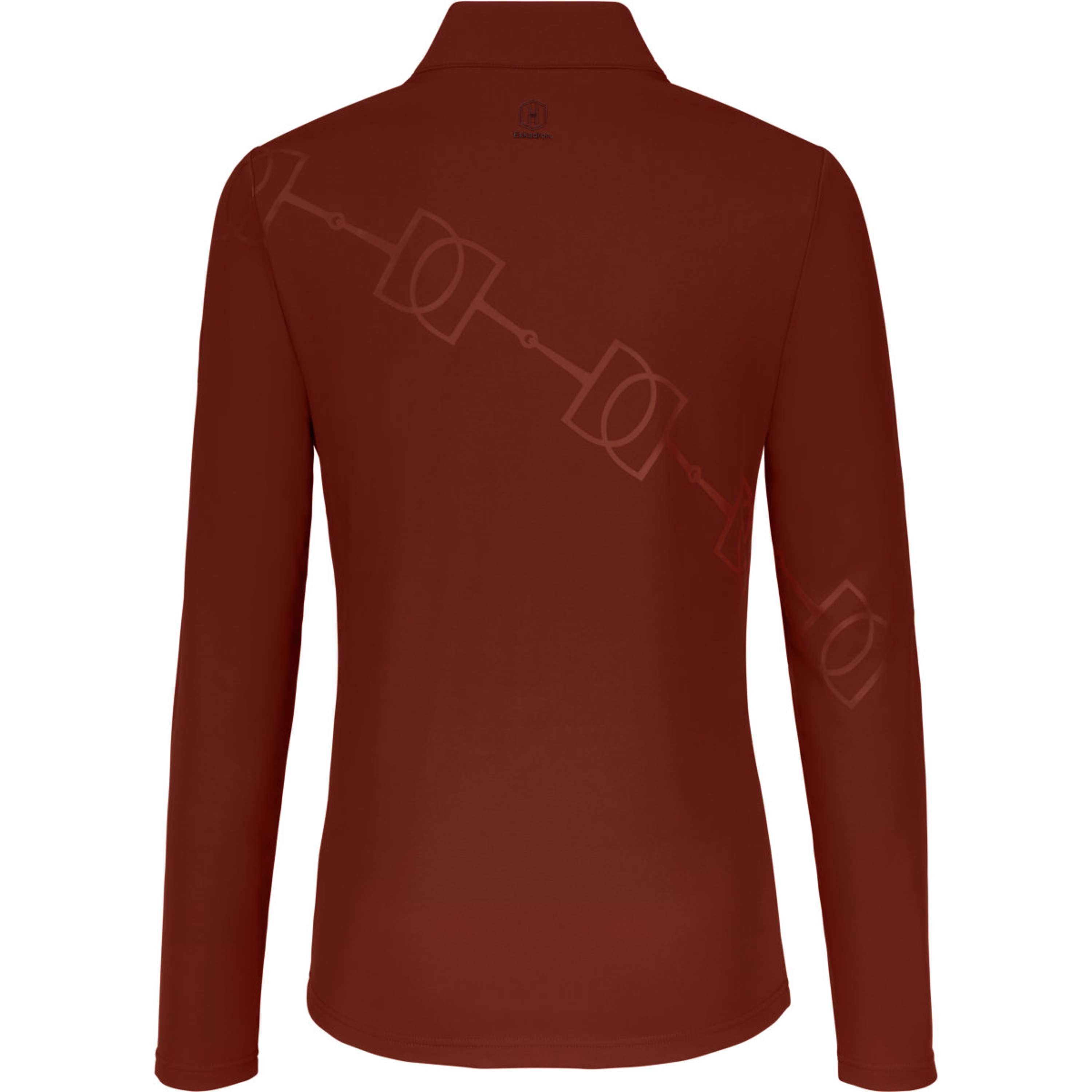 Eskadron Camiseta Heritage Half-Zip Merlot