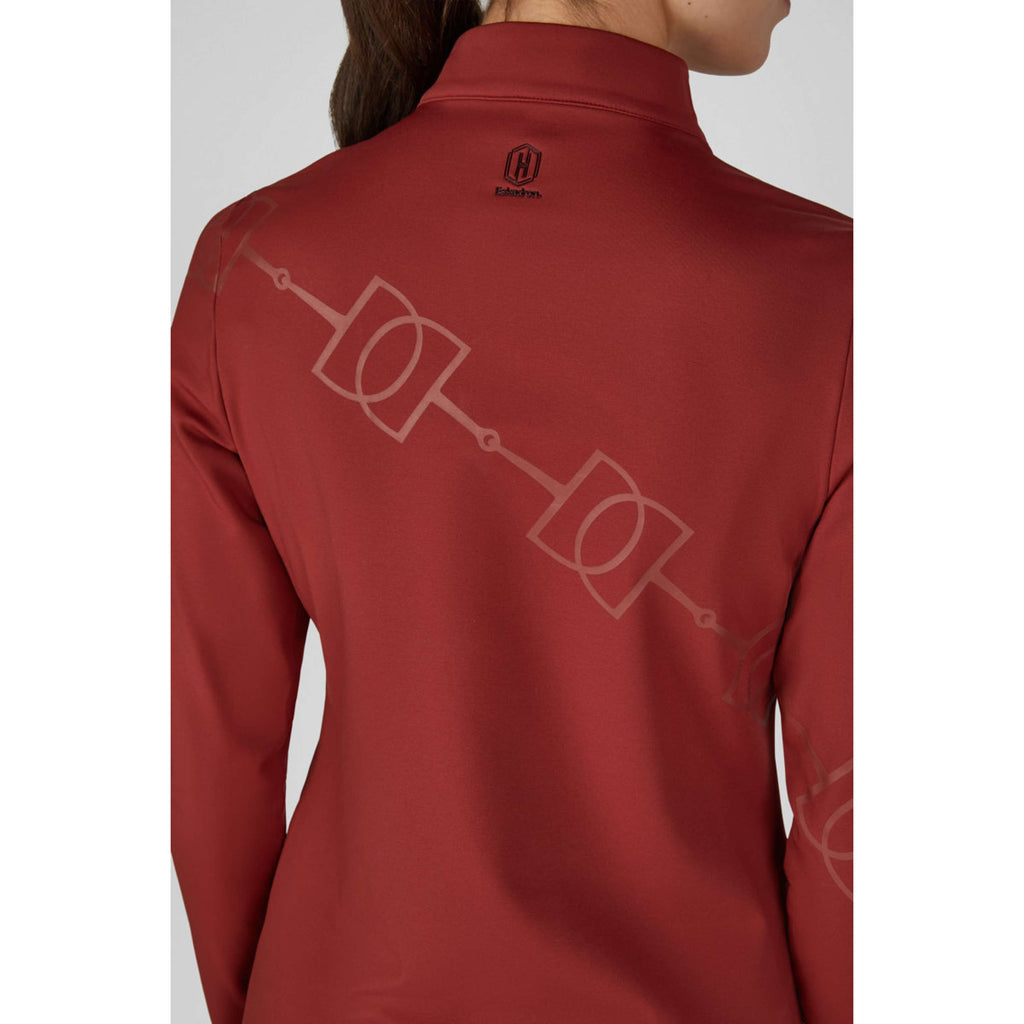 Eskadron Camiseta Heritage Half-Zip Merlot