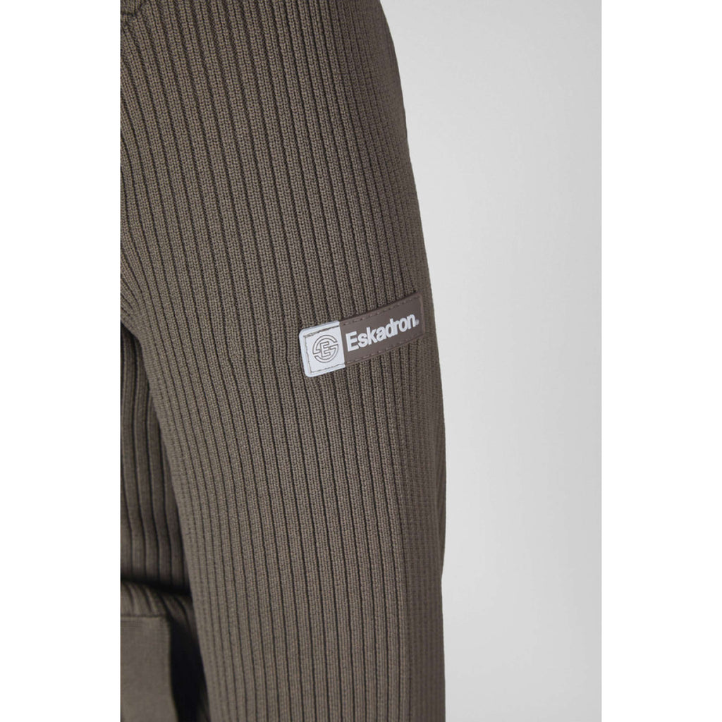 Eskadron Sudadera con capucha y cremallera Dynamics Knit Powdertaupe