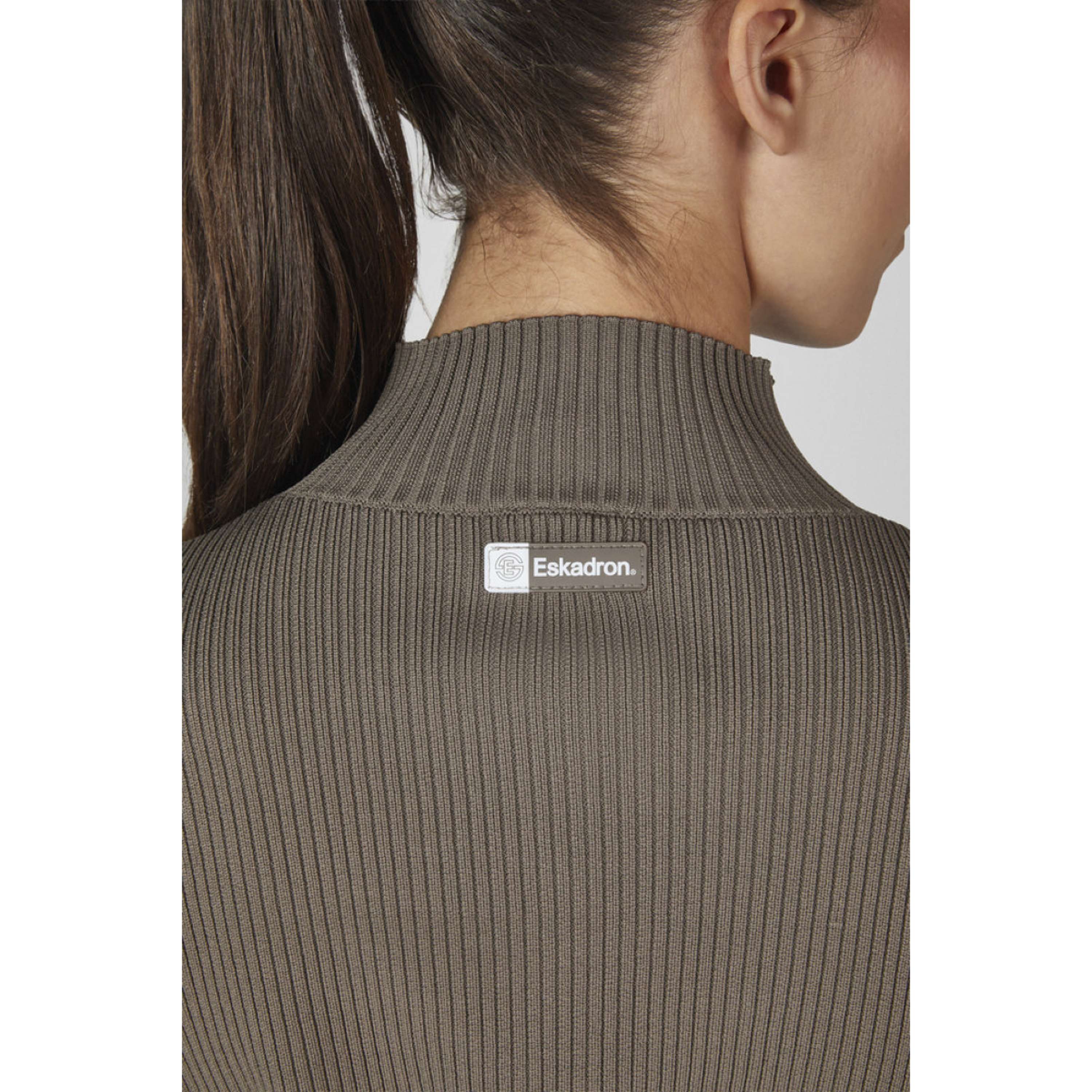 Eskadron Sudadera con capucha y cremallera Dynamics Knit Powdertaupe