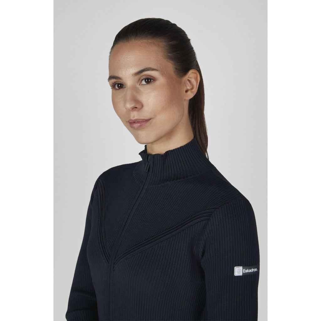 Eskadron Sudadera con capucha y cremallera Dynamics Knit Navy