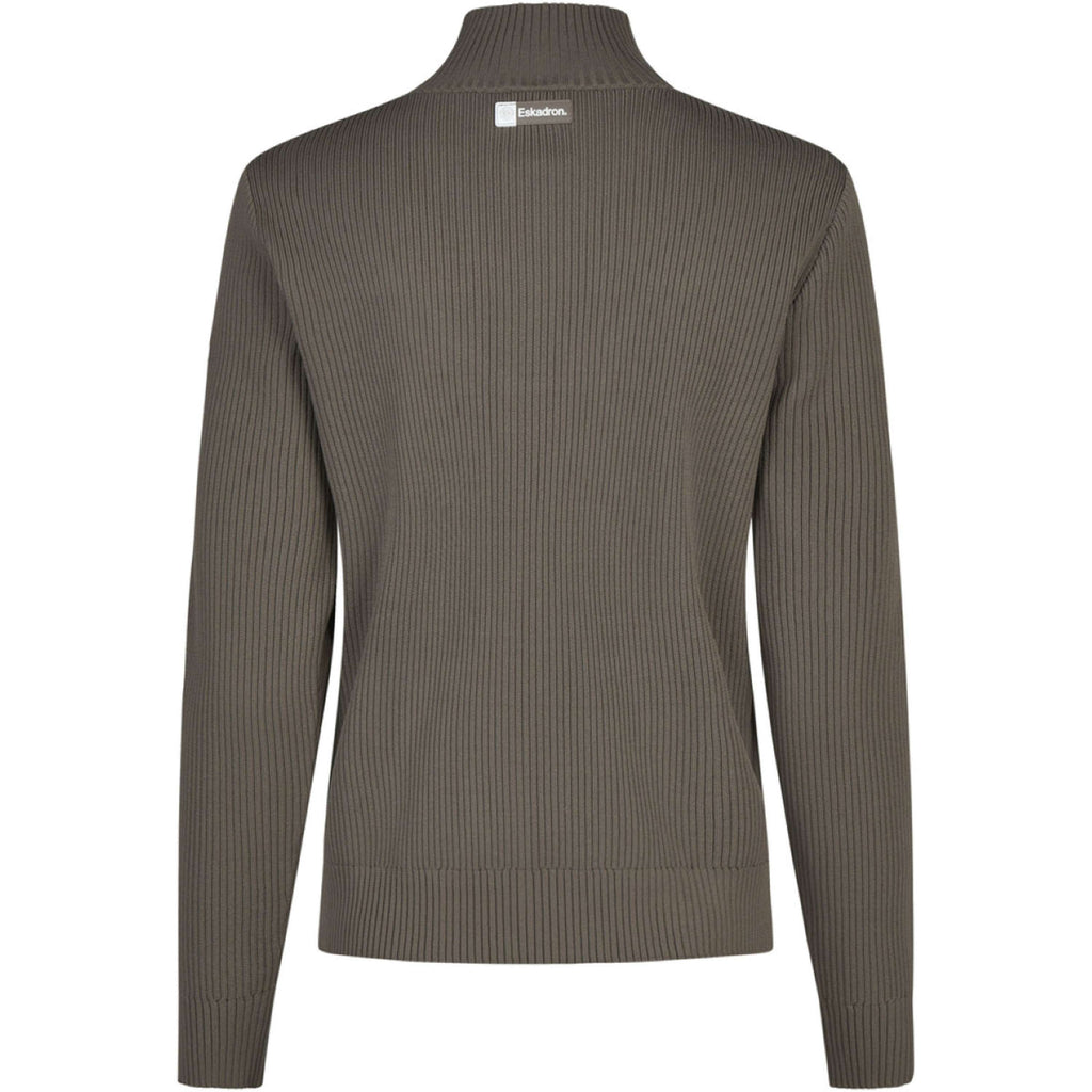 Eskadron Sudadera con capucha y cremallera Dynamics Knit Powdertaupe