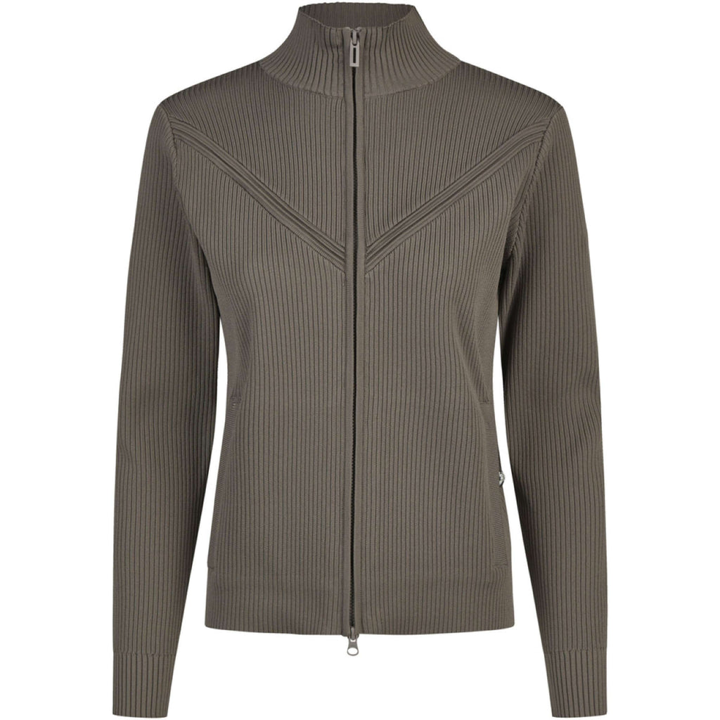 Eskadron Sudadera con capucha y cremallera Dynamics Knit Powdertaupe
