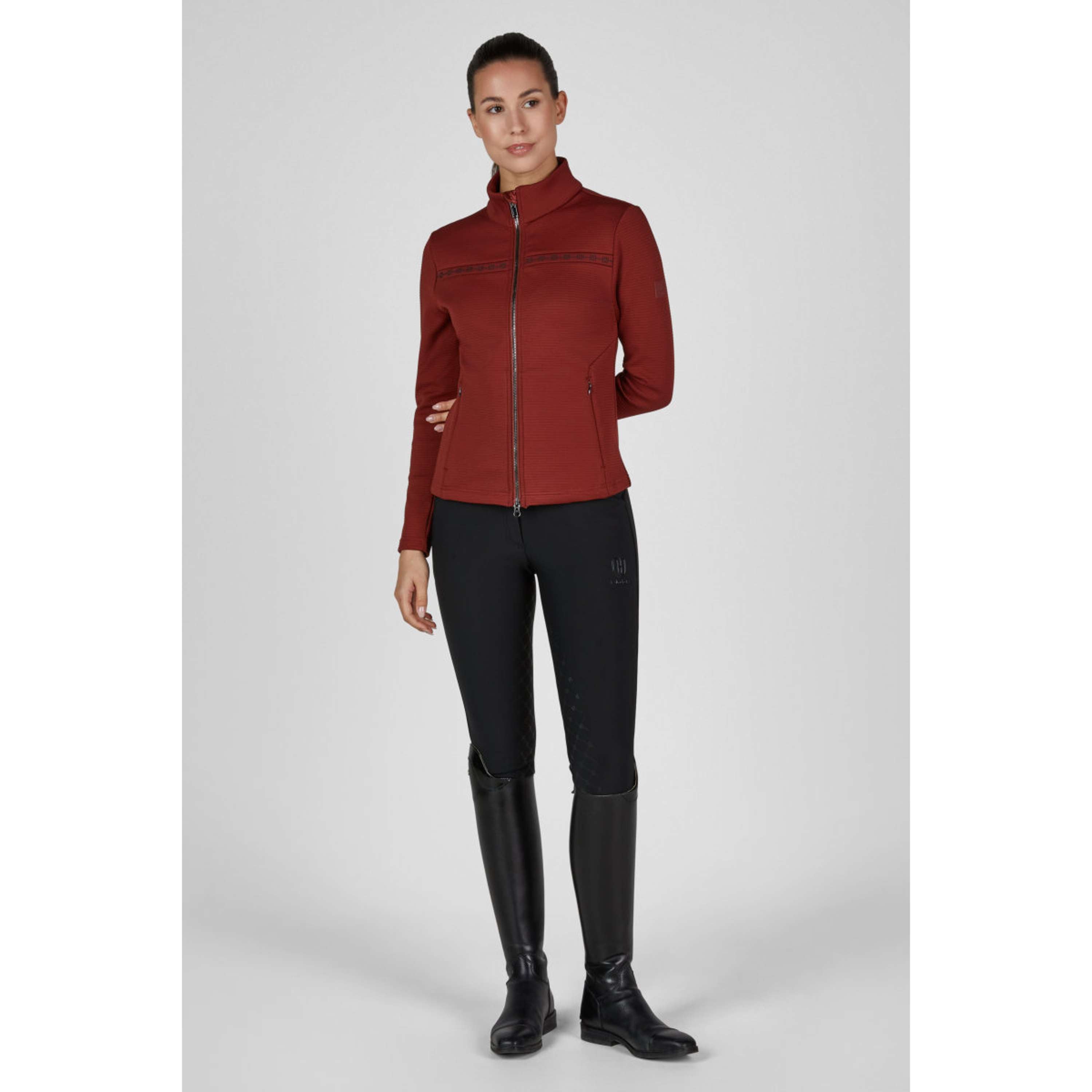 Eskadron Sudadera con capucha y cremallera Heritage Merlot