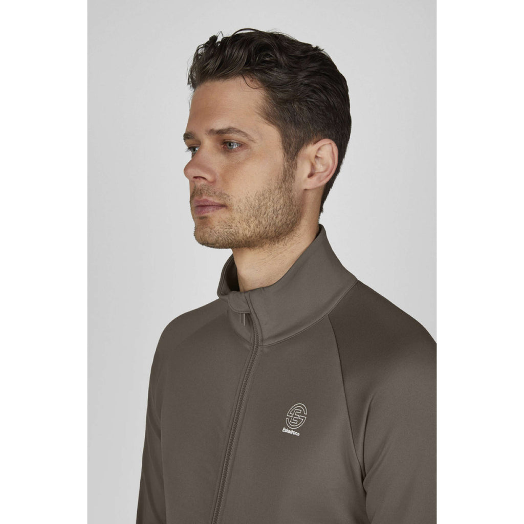 Eskadron Sudadera con capucha y cremallera Dynamics Hombres Powdertaupe