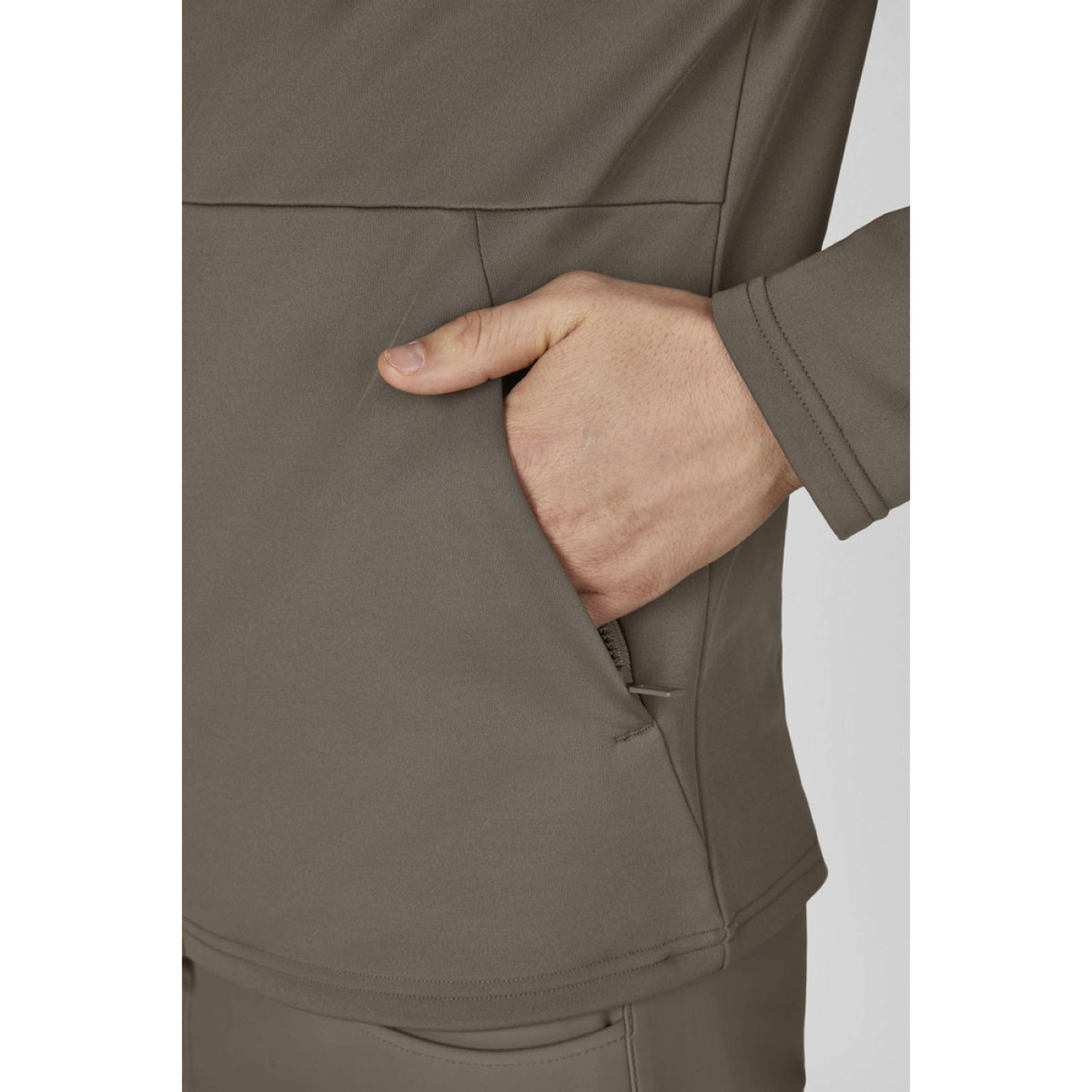 Eskadron Sudadera con capucha y cremallera Dynamics Hombres Powdertaupe