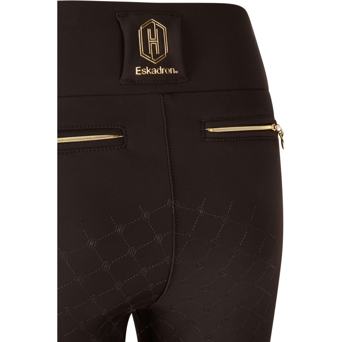 Eskadron Legging de Equitación Heritage Pro Full Grip Black Truffle