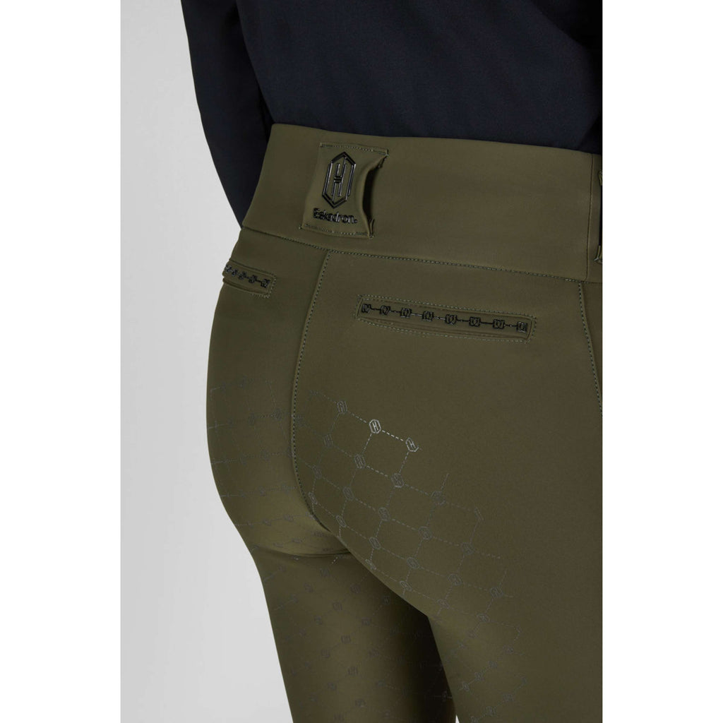 Eskadron Legging de Equitación Heritage Pro Full Grip Deep Moss