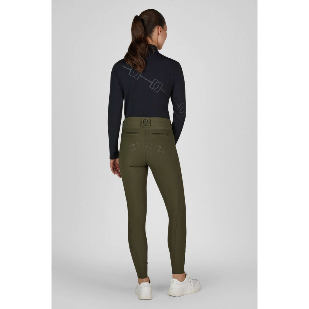 Eskadron Legging de Equitación Heritage Pro Full Grip Deep Moss