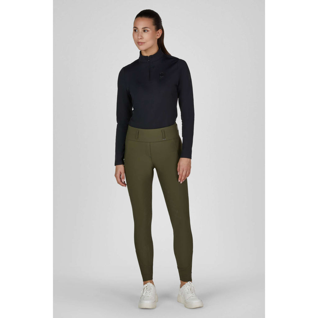 Eskadron Legging de Equitación Heritage Pro Full Grip Deep Moss