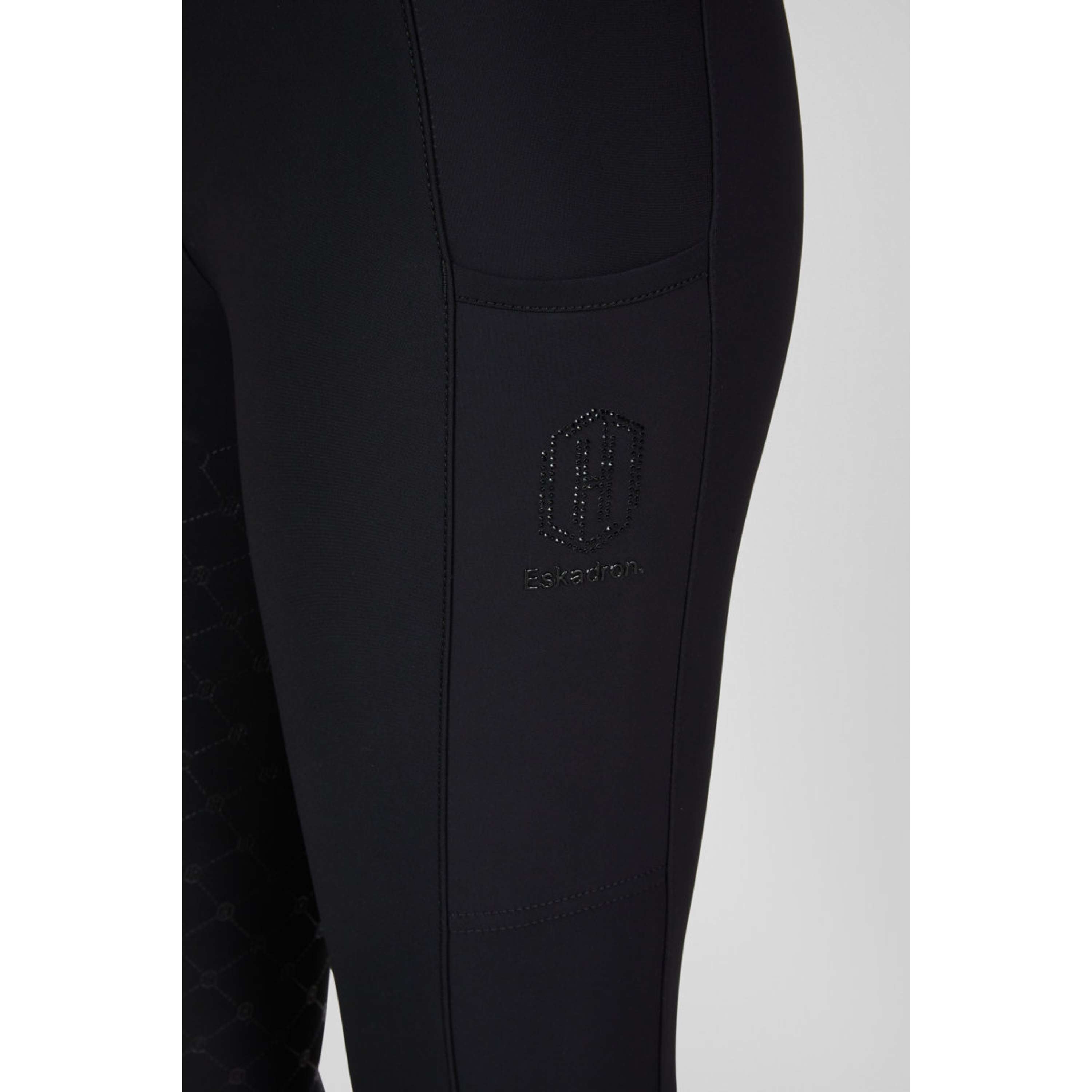 Eskadron Legging de Equitación Heritage Pro Full Grip Negro