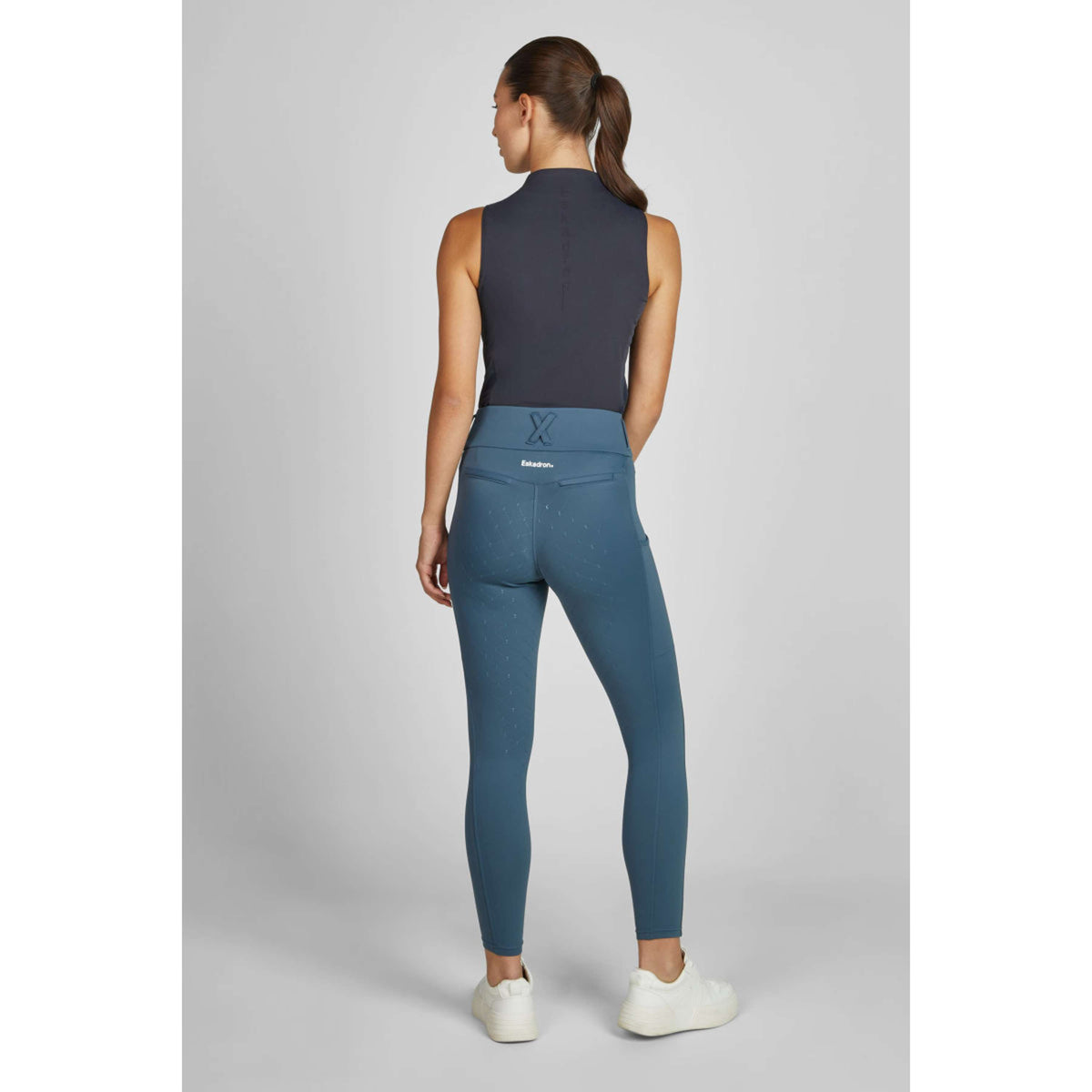 Eskadron Legging de Equitación Classic Sports Flex Full Grip Ocean