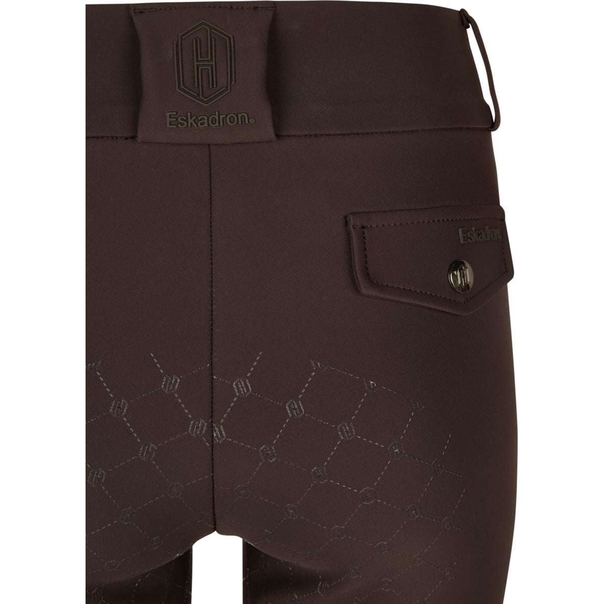 Eskadron Pantalón de Equitación Heritage Full Grip Black Truffle