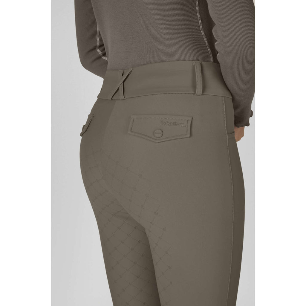 Eskadron Pantalón de Equitación Dynamics Full Grip Powdertaupe