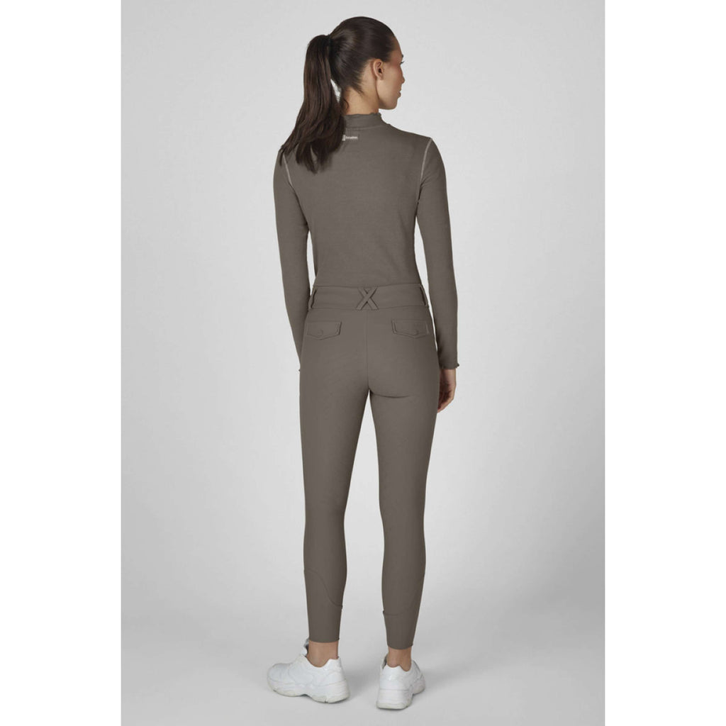 Eskadron Pantalón de Equitación Dynamics Full Grip Powdertaupe