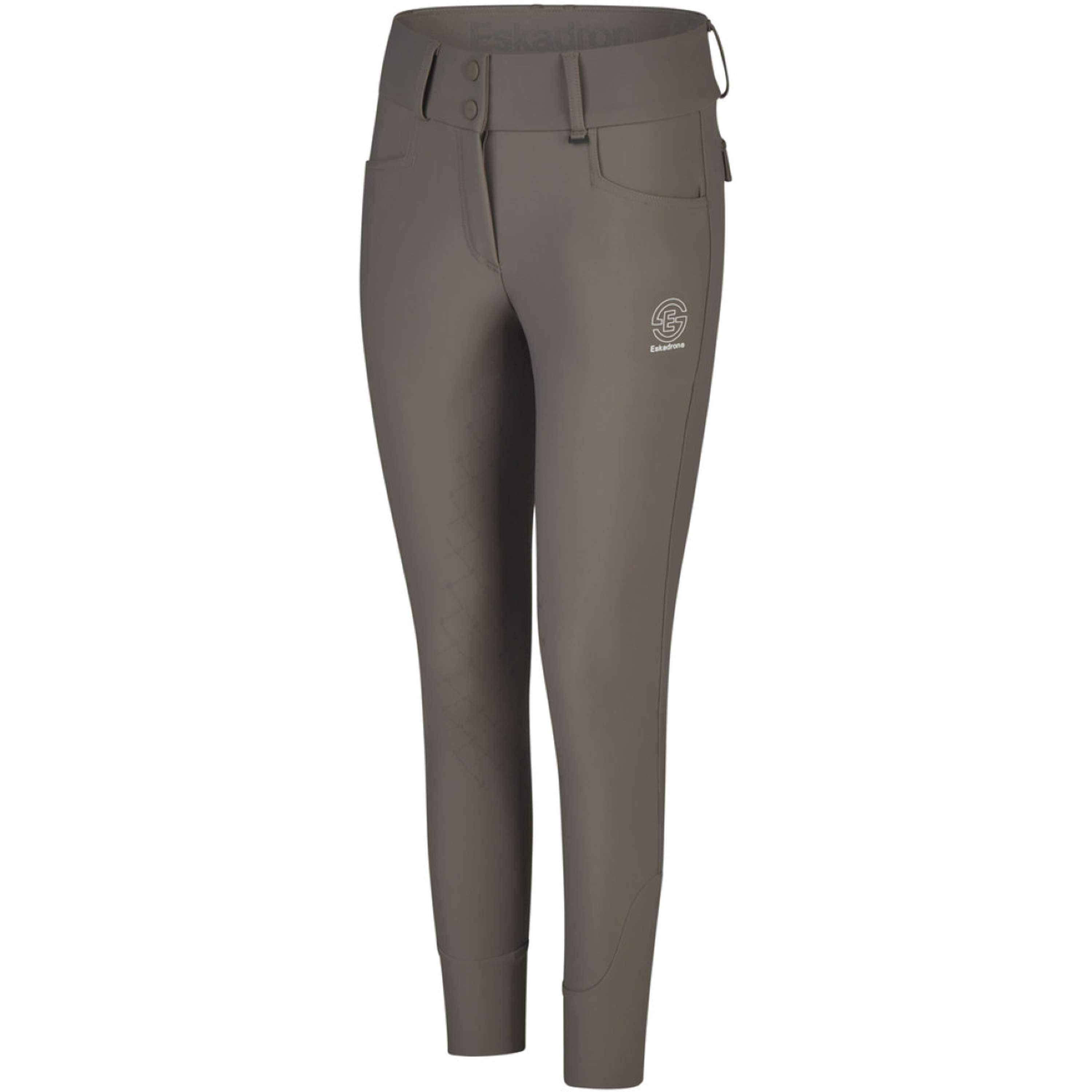 Eskadron Pantalón de Equitación Dynamics Full Grip Powdertaupe