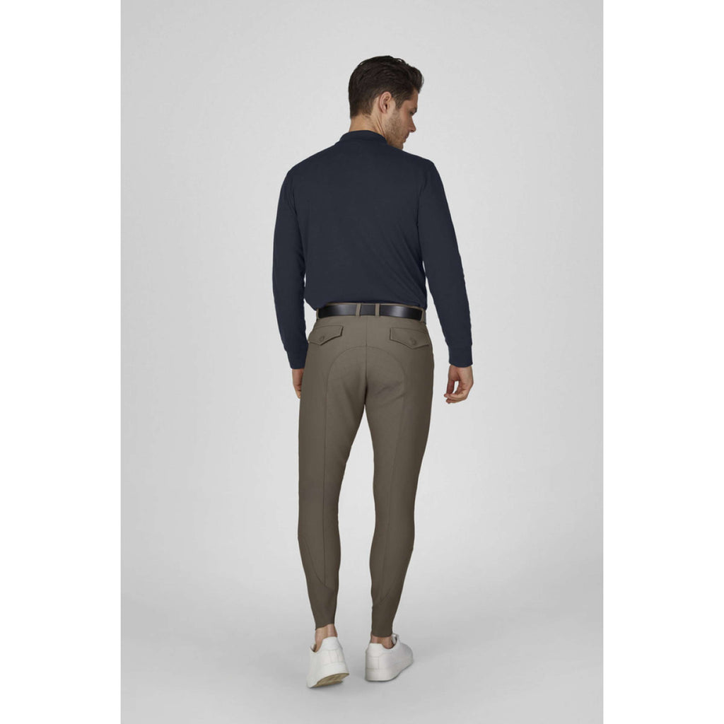 Eskadron Pantalón de Equitación Dynamics Full Grip Hombres Powdertaupe