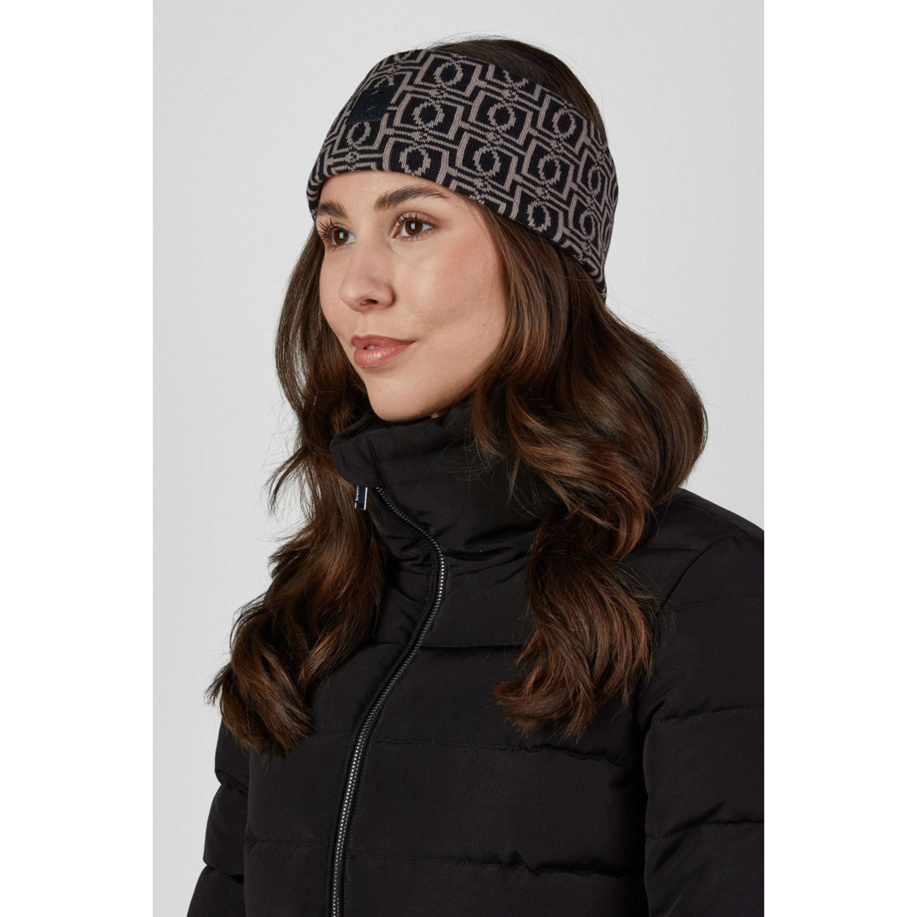 Eskadron Cinta para la cabeza Heritage Knit Negro