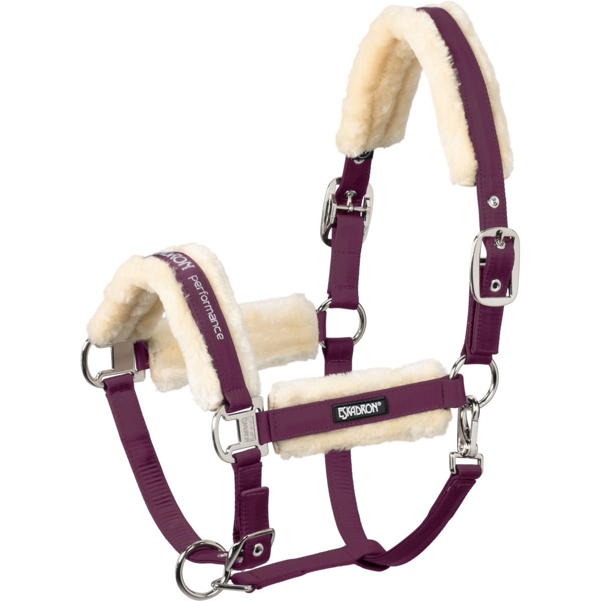 Eskadron Cabezada Faux Fur Piel Sintética Blackberry