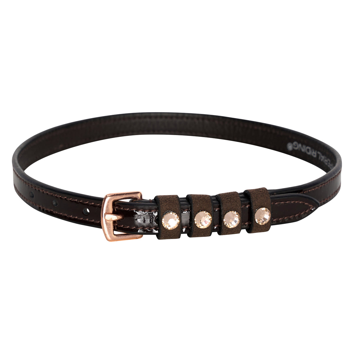 Imperial Riding Correas para espuelas IRHPardouz Marron Rose Metal