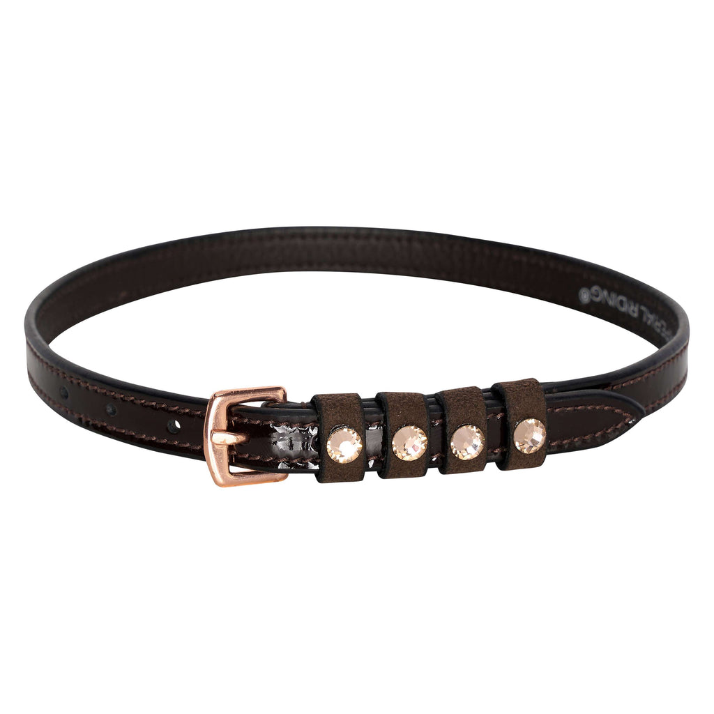Imperial Riding Correas para espuelas IRHPardouz Marron Rose Metal