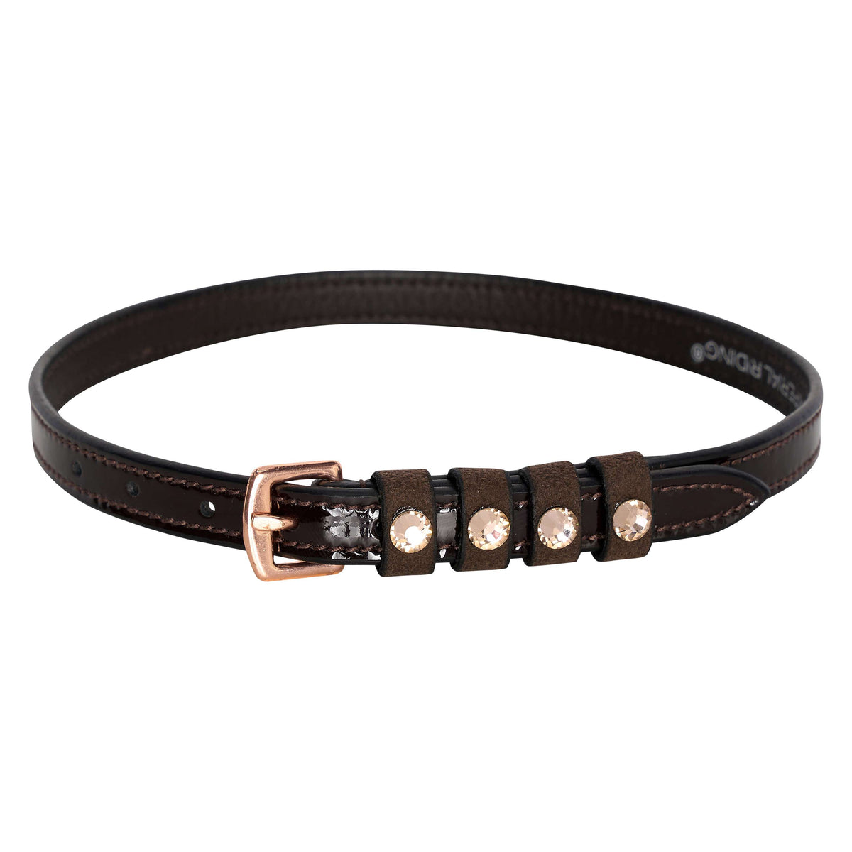 Imperial Riding Correas para espuelas IRHPardouz Marron Rose Metal