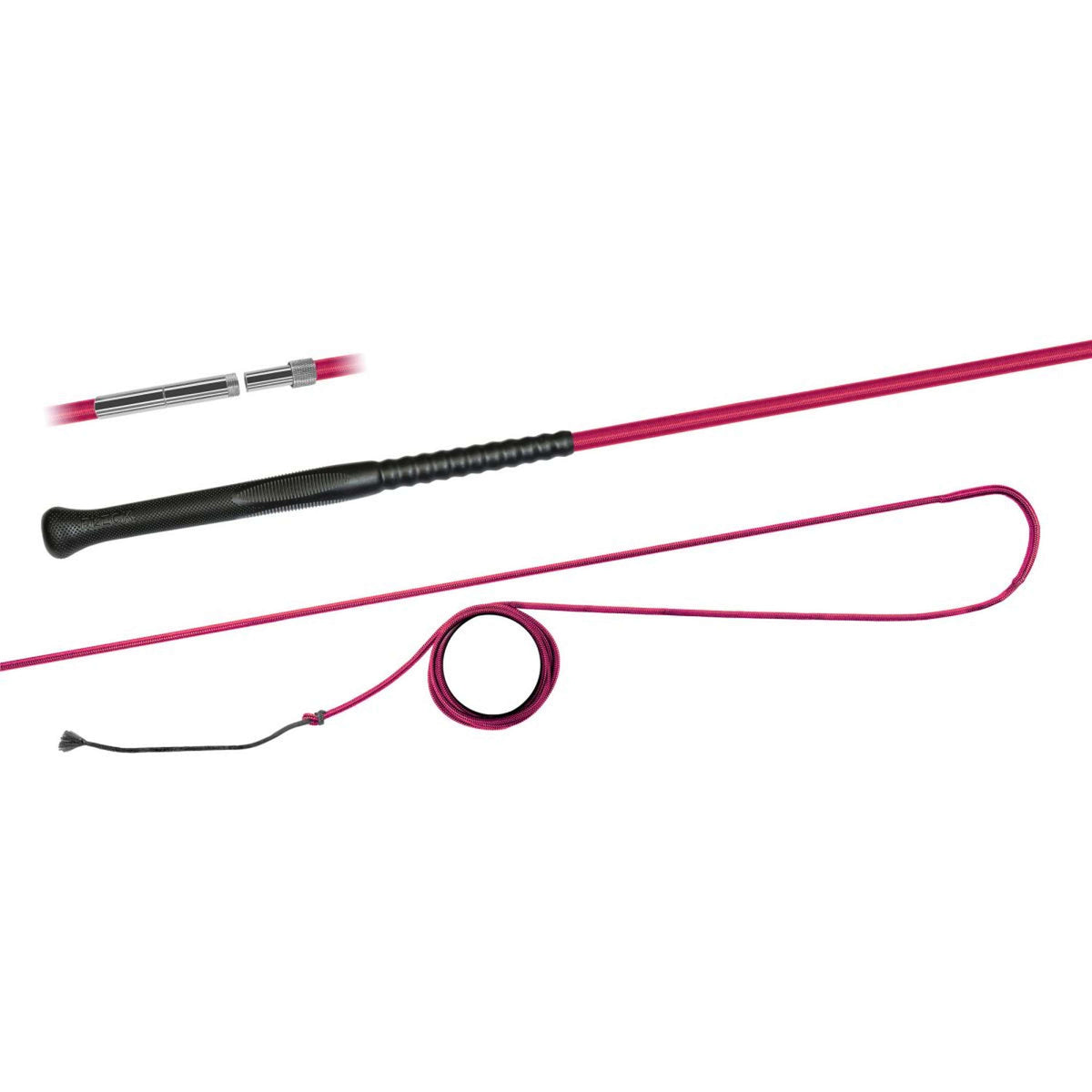 Fleck Látigo de Doma Ergo-Grip Separado Rosa