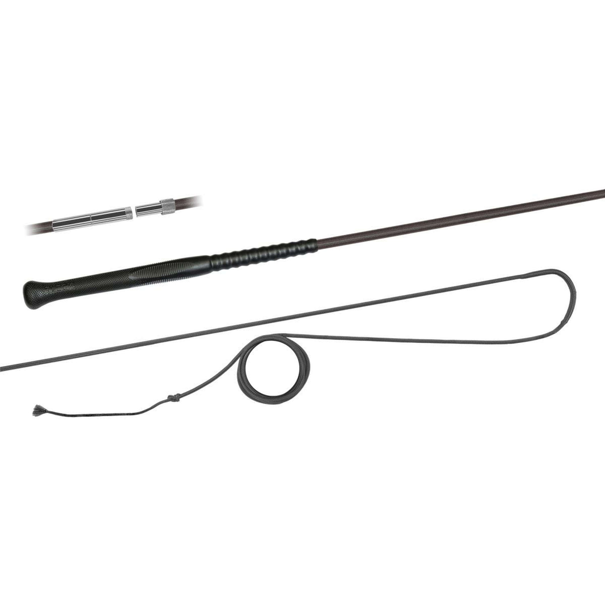 Fleck Látigo de Doma Ergo-Grip Separado Negro