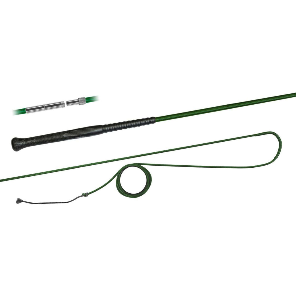 Fleck Látigo de Doma Ergo-Grip Separado Verde