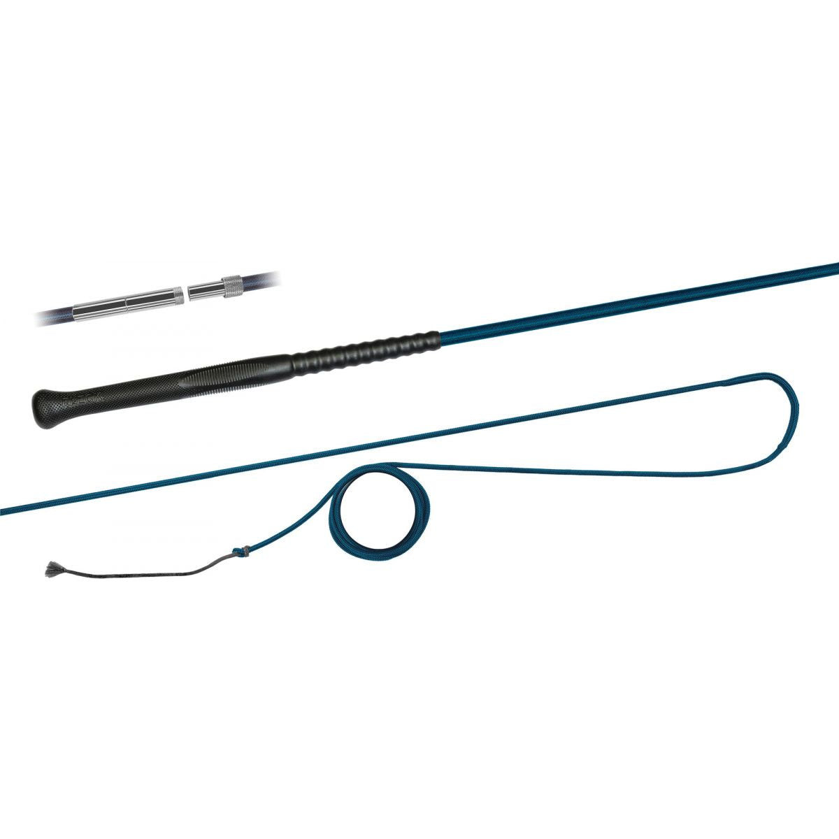 Fleck Látigo de Doma Ergo-Grip Separado Azul