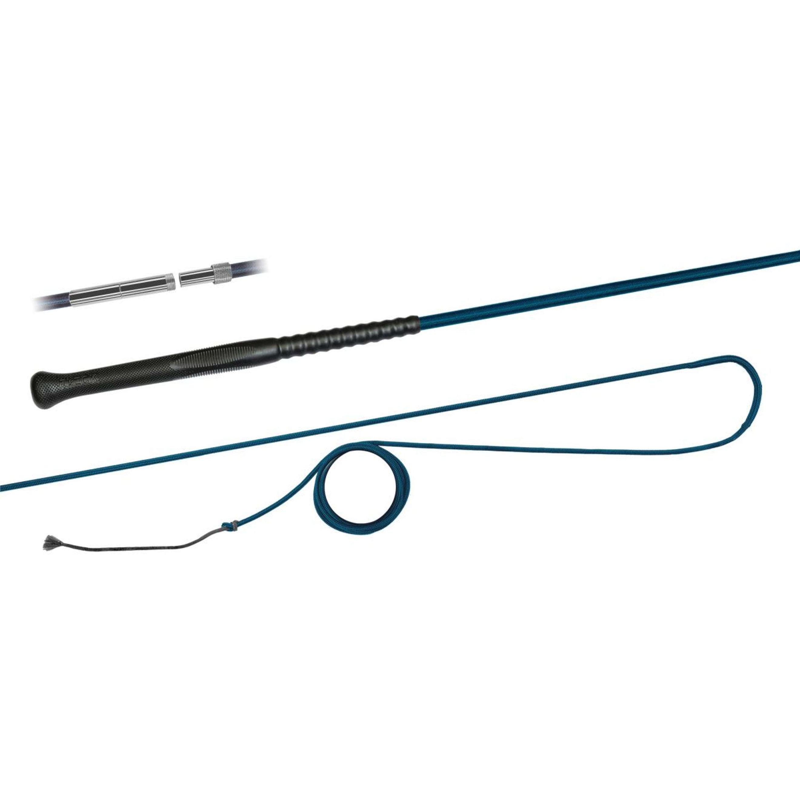 Fleck Látigo de Doma Ergo-Grip Separado Azul