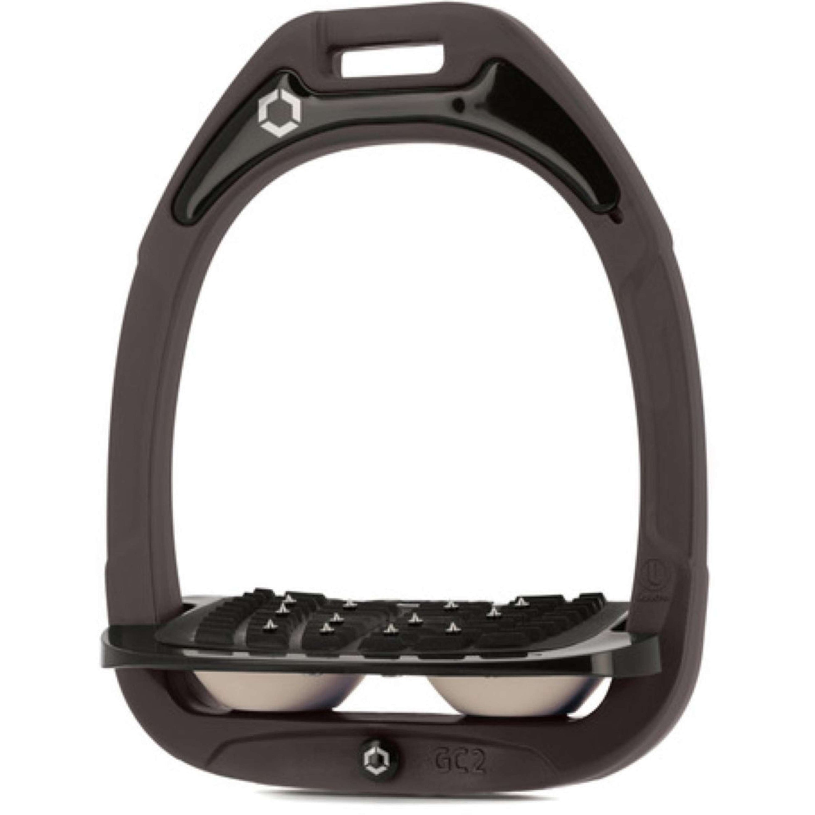 Flex-On Estribos de Seguridad Green Composite Inclined Ultra Grip Chocolate Flex-On Estribos de Seguridad Green Composite Inclined Ultra Grip Chocolate