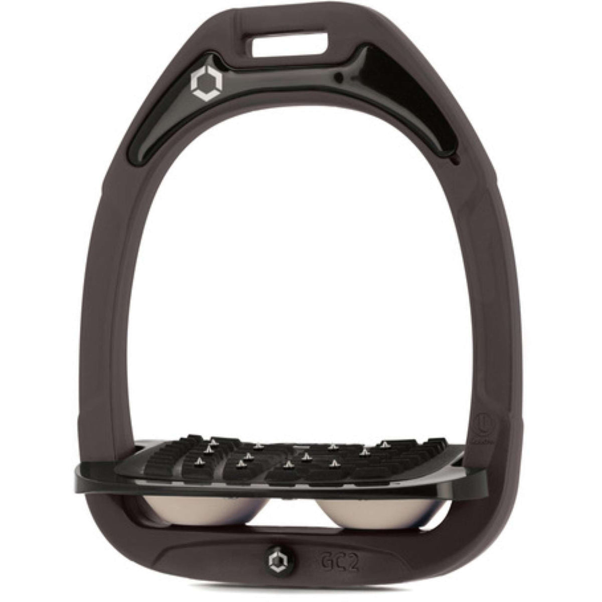 Flex-On Estribos de Seguridad Green Composite Inclined Ultra Grip Chocolate
