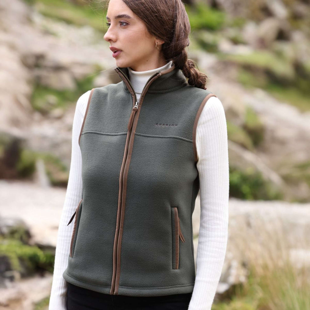 Aubrion by Shires Chaleco Original Fleece Verde