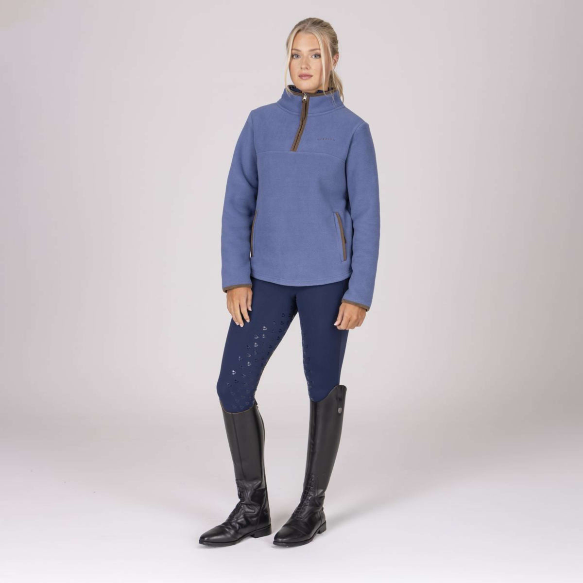 Aubrion by Shires Suéter Original Fleece Azul