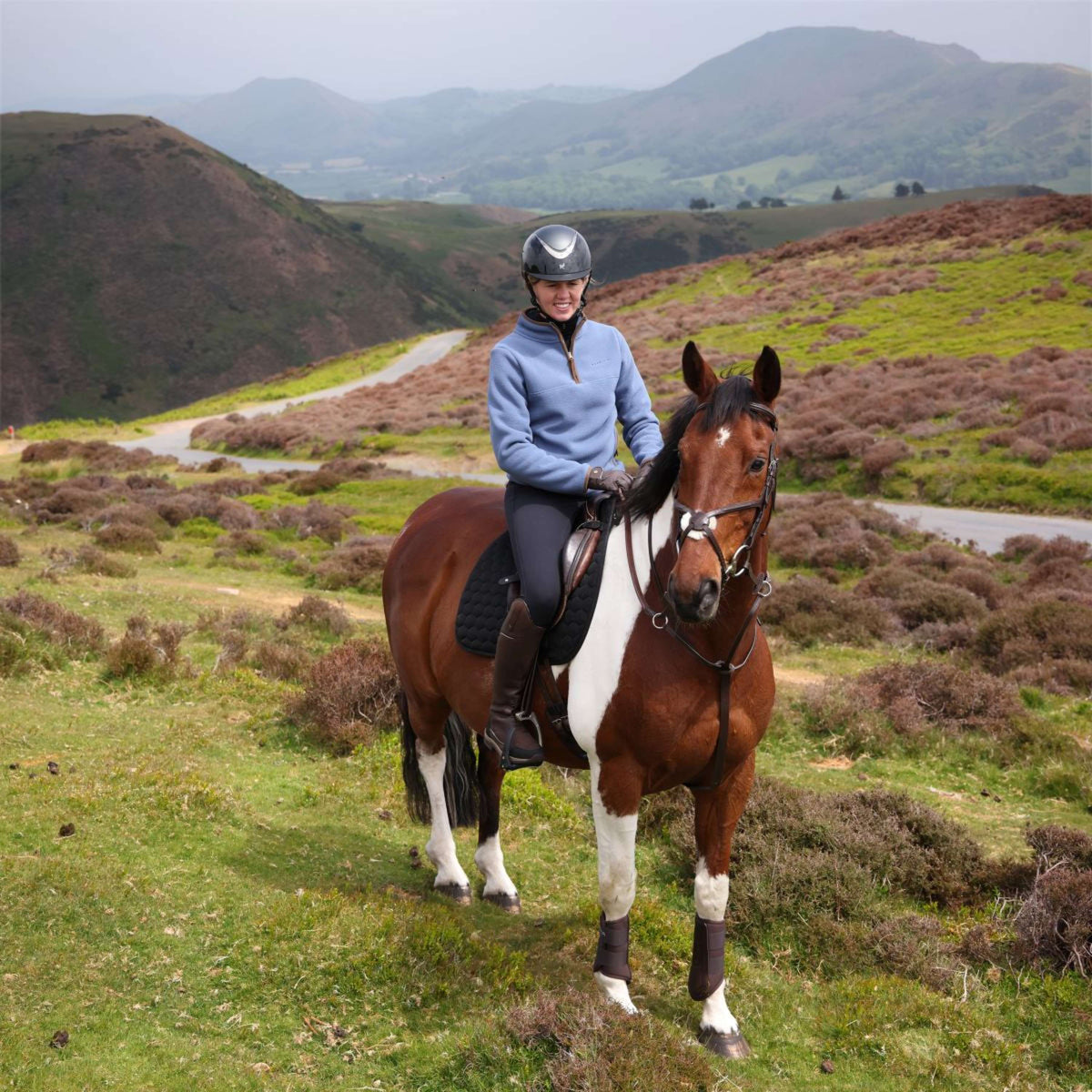 Aubrion by Shires Suéter Original Fleece Azul