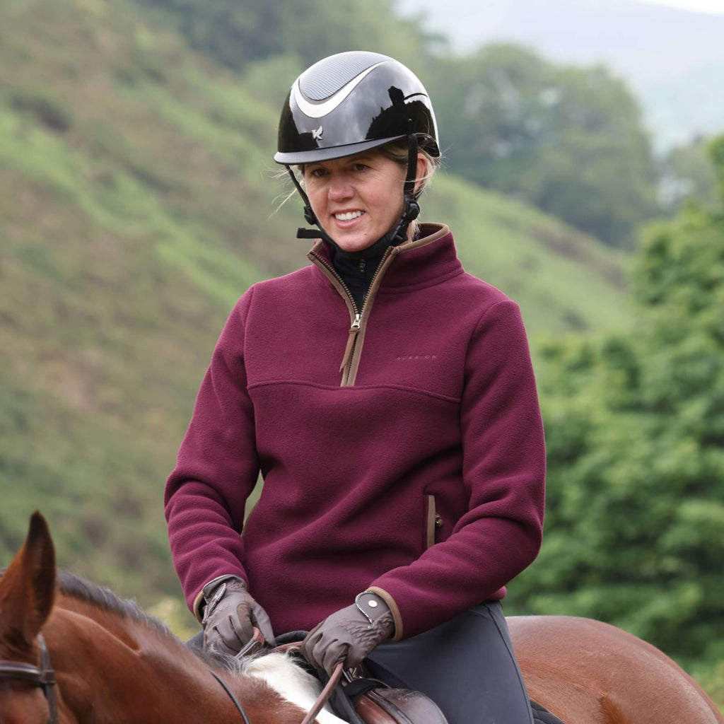 Aubrion by Shires Suéter Original Fleece Maroon