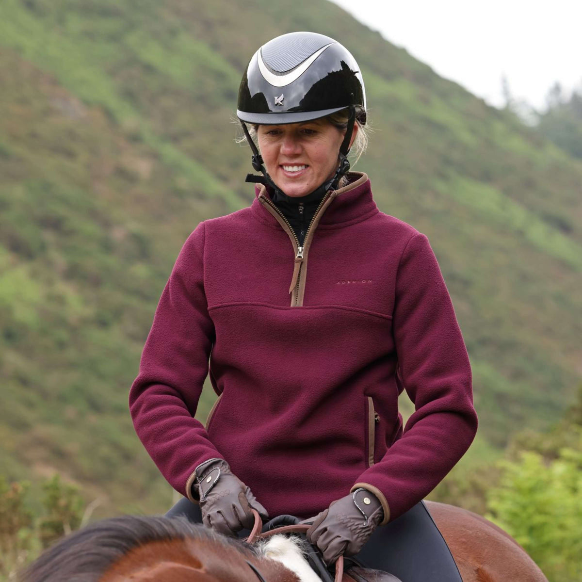 Aubrion by Shires Suéter Original Fleece Maroon