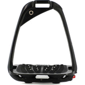 Flex-On Estribos de Seguridad Iron-s Inclined Ultra Grip Negro