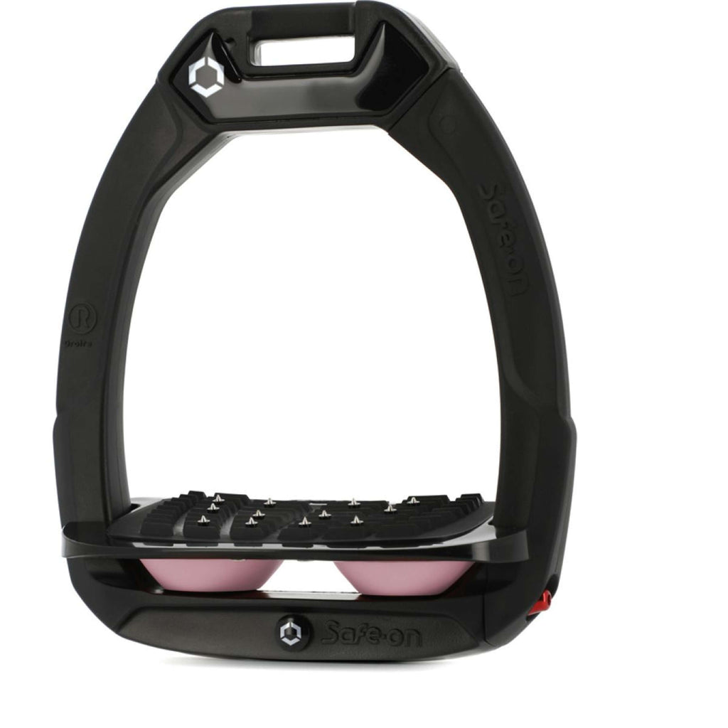 Flex-On Estribos de Seguridad Safe-On Inclined Ultra Grip Rosa claro
