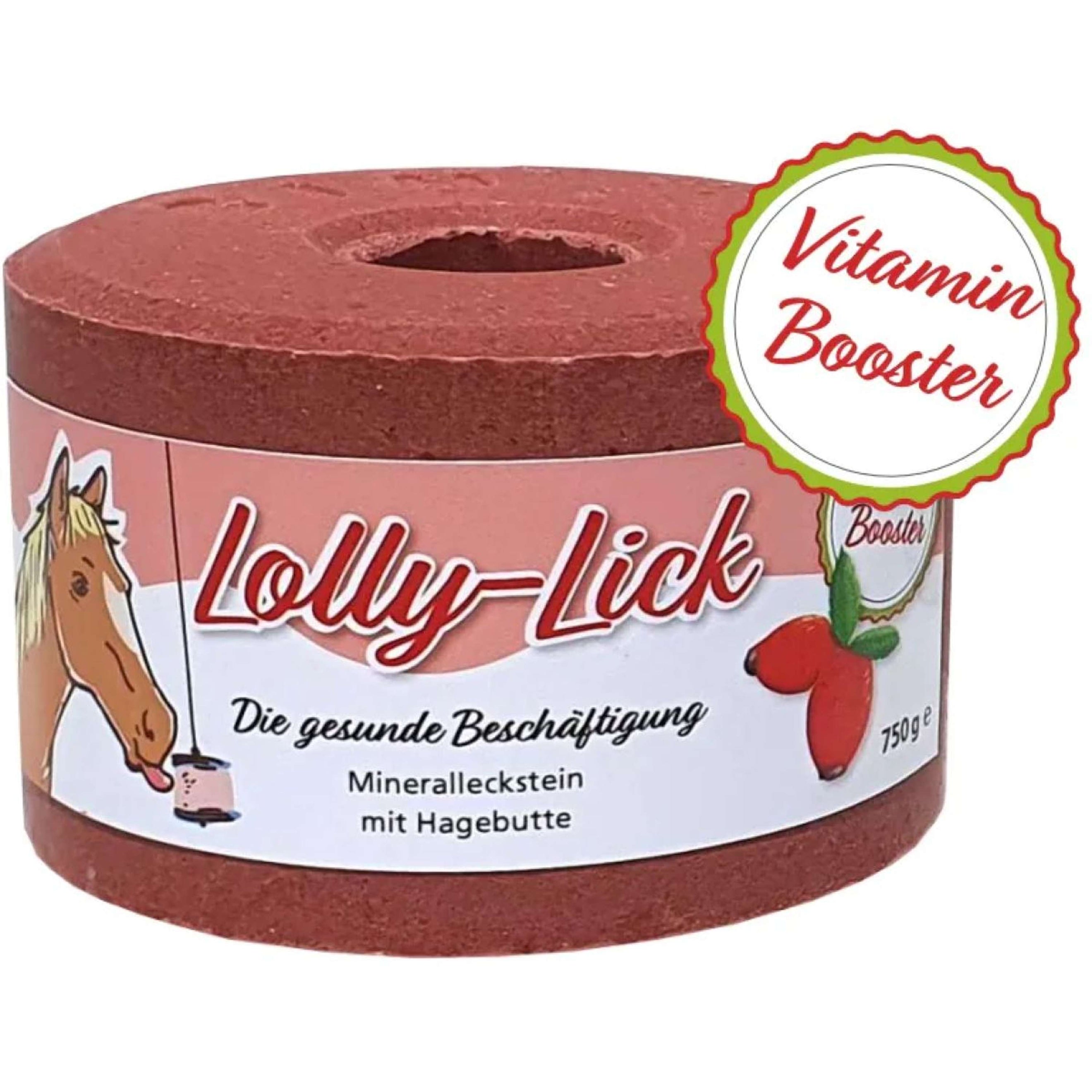 Animalixs Piedra de Lamer LollyLick Vitamin Booster Escaramujo Animalixs Piedra de Lamer LollyLick Vitamin Booster Escaramujo