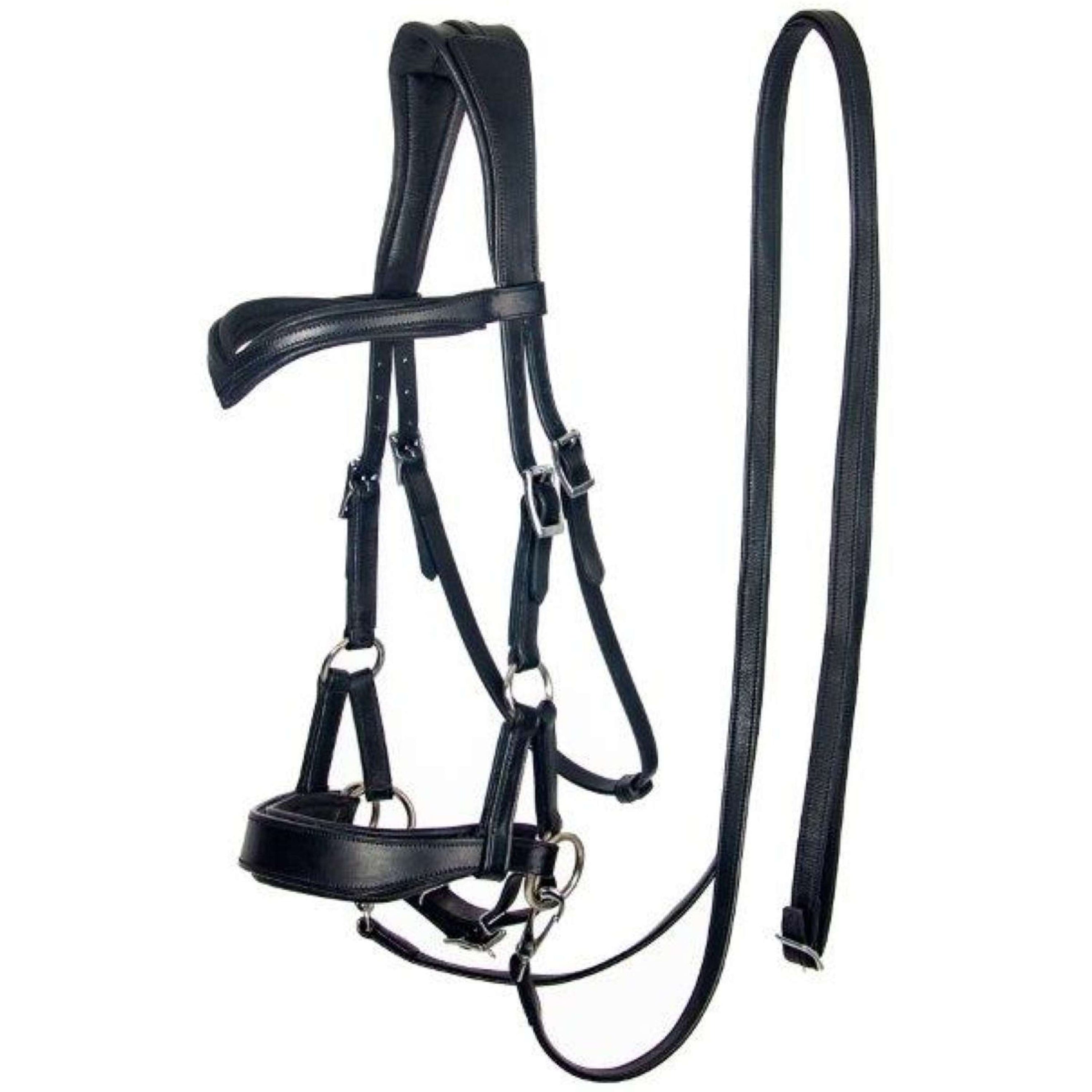 F.R.A. Brida sin Bocado Aruba Side Pull Negro