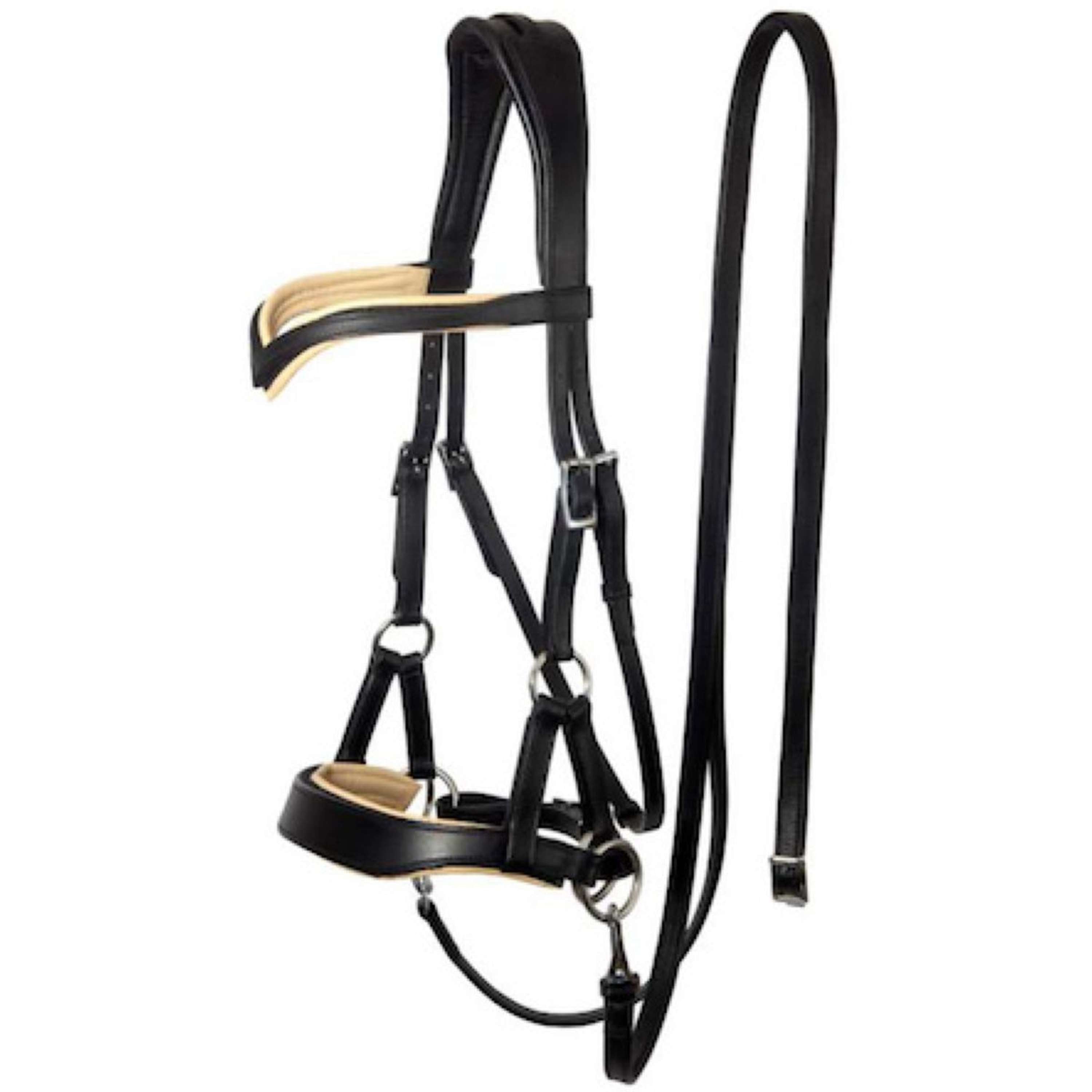 F.R.A. Brida sin Bocado Aruba Side Pull Marron
