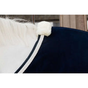 Kentucky Horsewear Manta de Forro Polar Plaited Navy