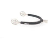 Metalab Espuelas Martillo SS 20mm Botón Negro
