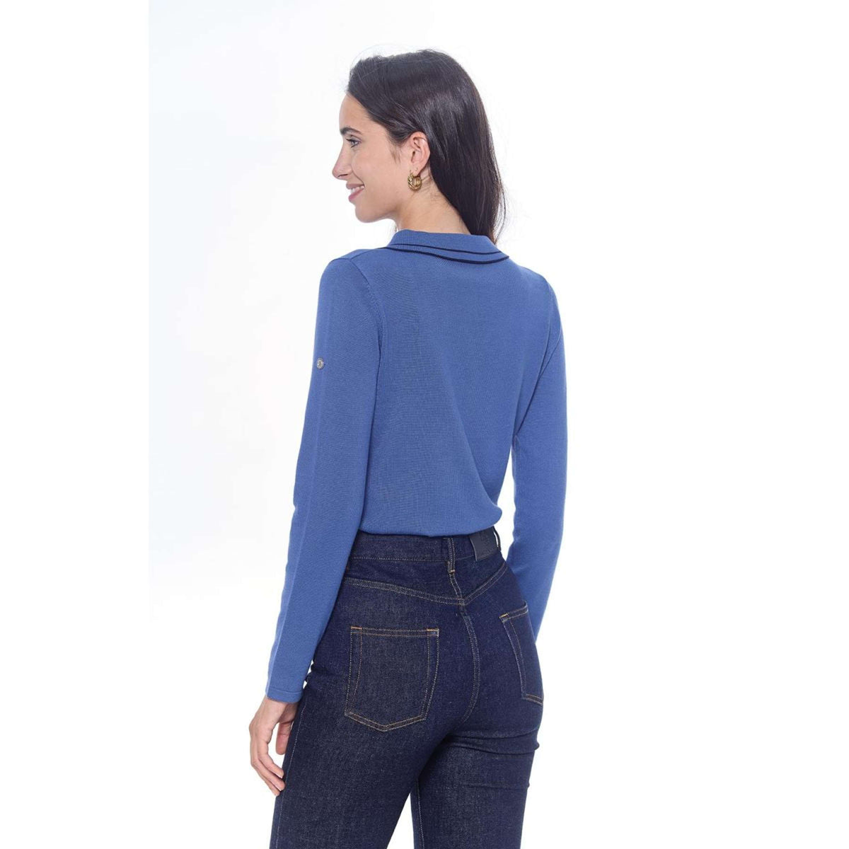 Harcour Polo Popi Mujer Acero Azul