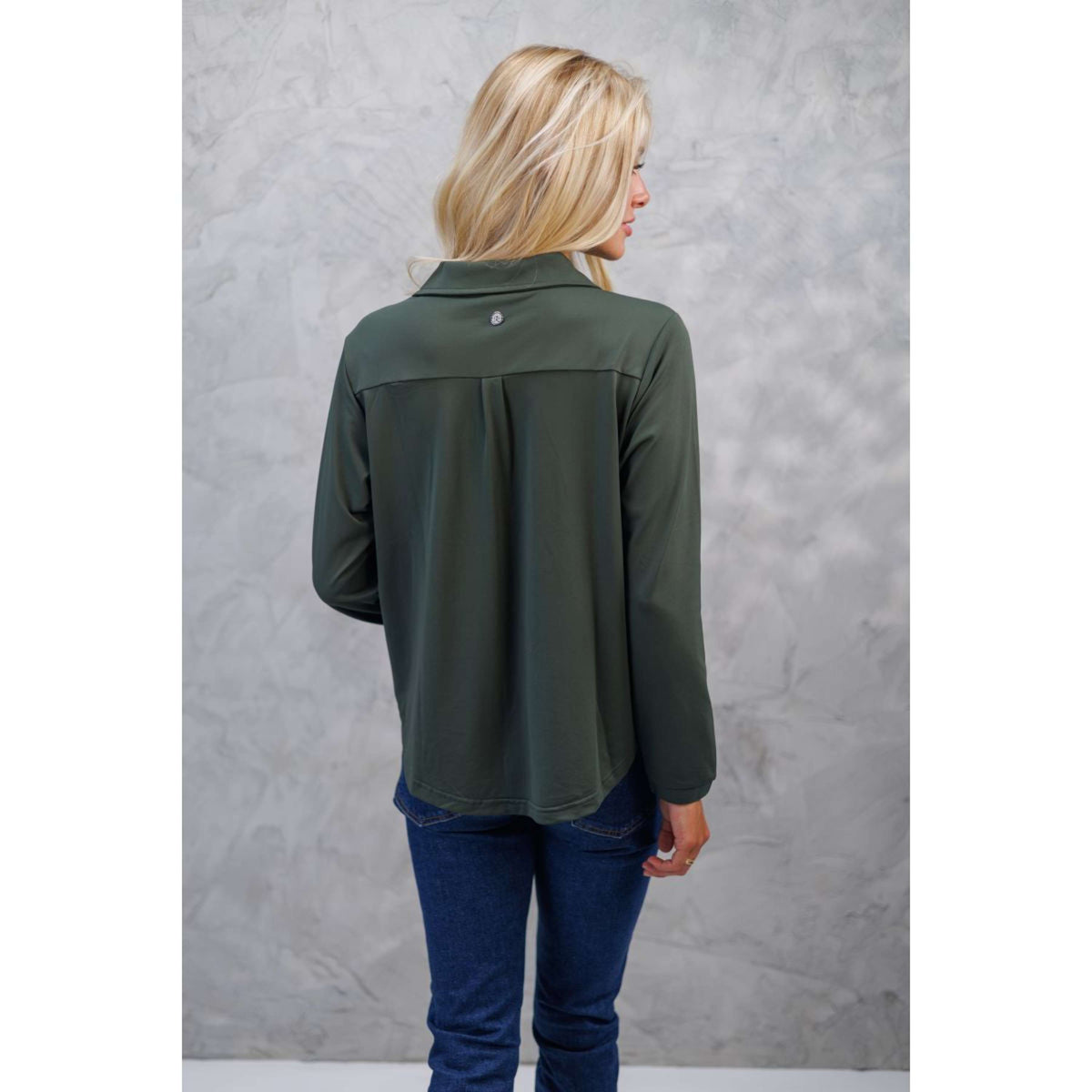 Harcour Shirt Sharly LS Mujer Khaki
