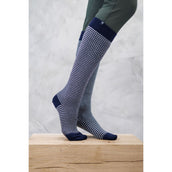 Harcour Calcetines Spiral Marino/Blanco