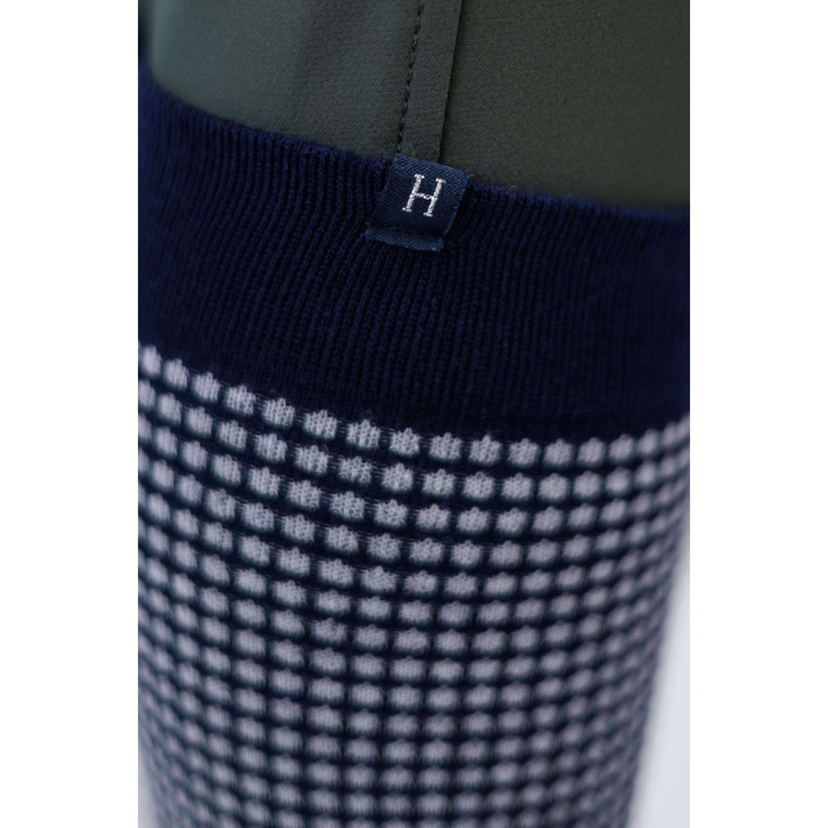 Harcour Calcetines Spiral Marino/Blanco