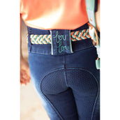 Harry's Horse Legging de Equitación LouLou25 Daisy Full Grip Blueberry